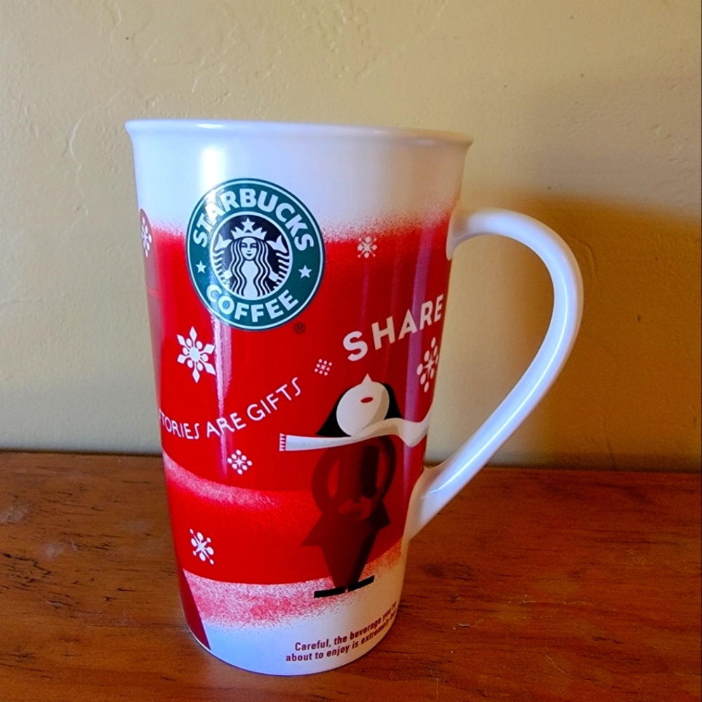 Starbucks Holiday Collection 2010 coffee tea cup mug.  Perfect condition